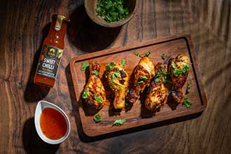 Sweet Chili Drumsticks in Air Fryer