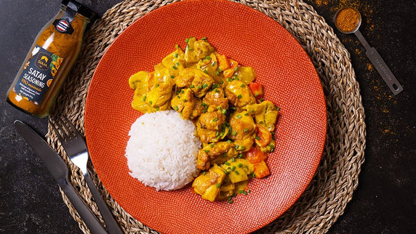 Creamy chicken satay