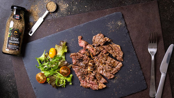 Spicy Thai steak "Larb style"